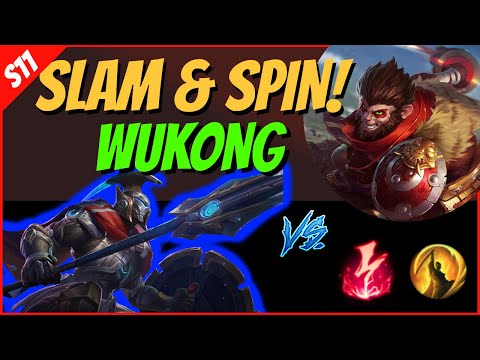ALL Monkey Business!! Poking with my Staff!  WUKONG TOP vs PANTHEON - S11 League of Legends