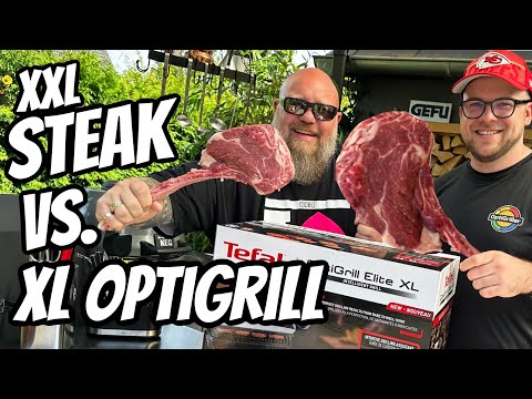 Der GRÖSSTE OptiGrill vs. Tomahawk Steak Stellt sich der @OptiGriller dem Kampf -  030 BBQ