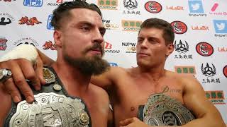 12/11 WORLD TAG LEAGUE - 6th match : Post-match comments [English subs]