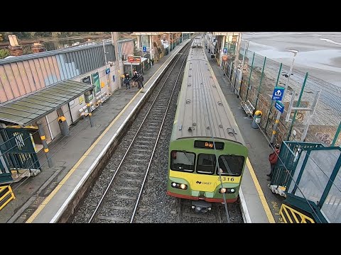Irish Rail 8520 and 8300 Class Dart Trains - Booterstown Station, Dublin