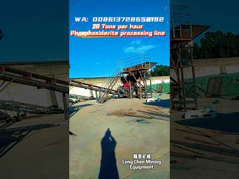 20 Tons Per Hour Phosphorus iron Ore Processing Line