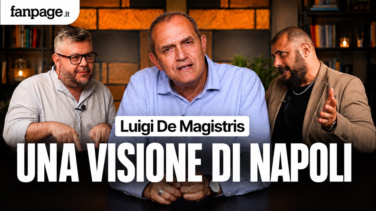Il ritorno dell'ex sindaco Luigi De Magistris: "Napoli non può perdere la sua identità come Venezia"