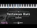 Tertawan Hati - Awdella (KARAOKE PIANO - FEMALE KEY)