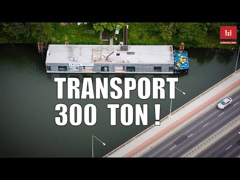 Największy transport wodny ever #Odra #Centrum #Odracentrum onwater.pl #onwater #zdrona z drona