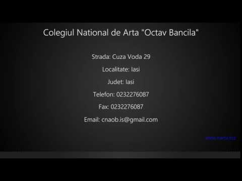 Colegiul National de Arta "Octav Bancila" Iasi