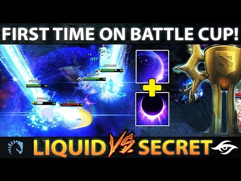 SECRET vs LIQUID - FIRST TIME IN DOTA 2 HISTORY - BATTLE CUP EPIC GAME Dota 2