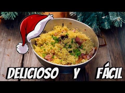 Arroz Navideño Fácil y Delicioso | Receta Perfecta para las Fiestas.
