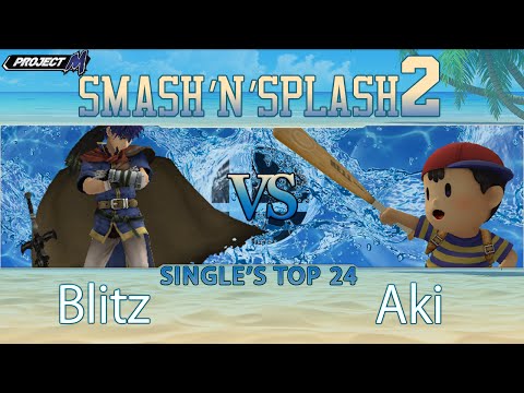 Blitz (Ike) vs. GHQ | Aki (Ness) - Smash'N'Splash 2 Singles Loser's Top 24