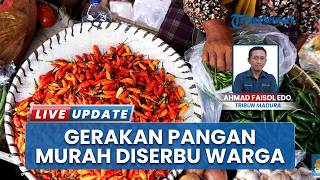 Harga Cabai Sempat Meroket, Warga Bangkalan Serbu Gerakan Pangan dan Pasar Murah di Pendapa Agung