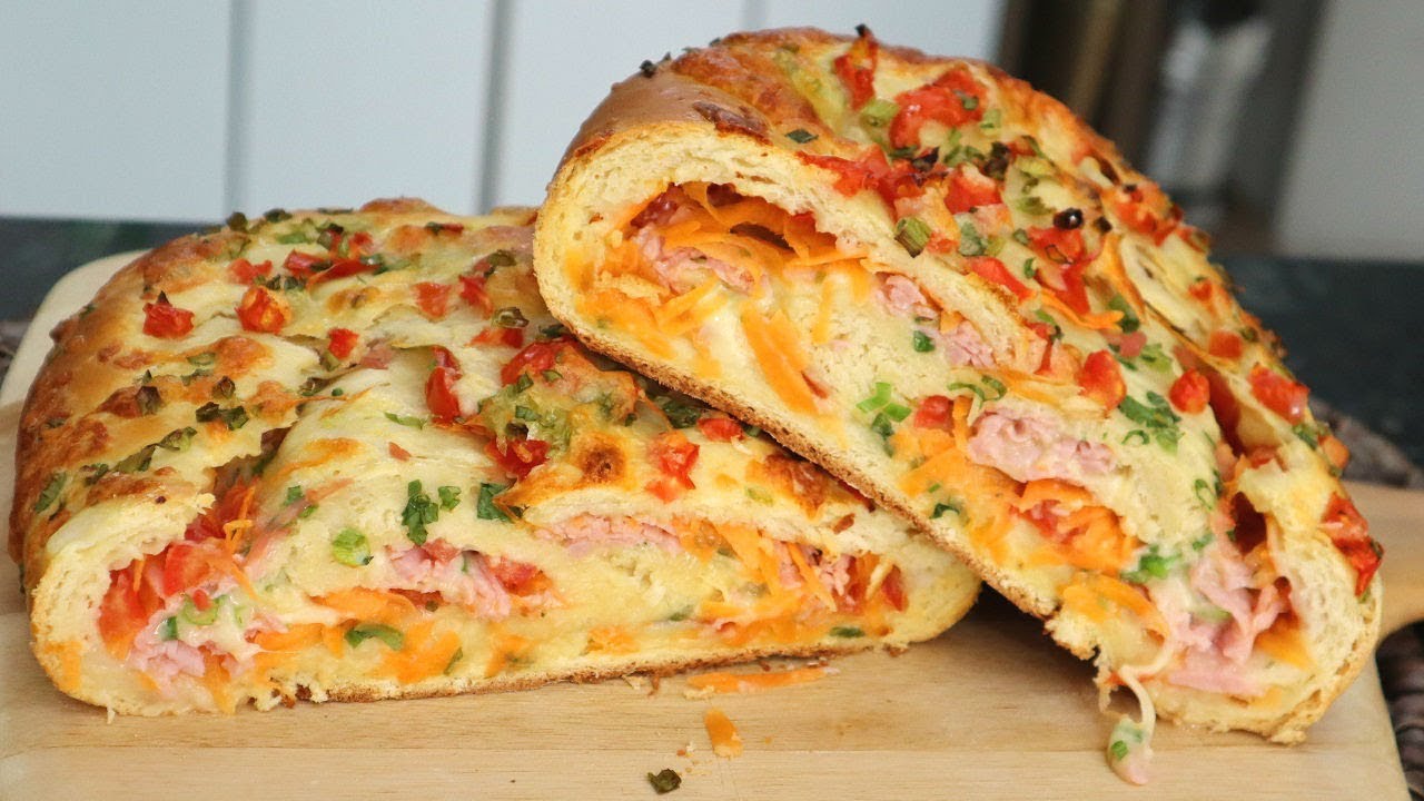 PÃO RECHEADO TAMANHO FAMÍLIA I O MELHOR LANCHE QUE VOCÊ JÁ COMEU