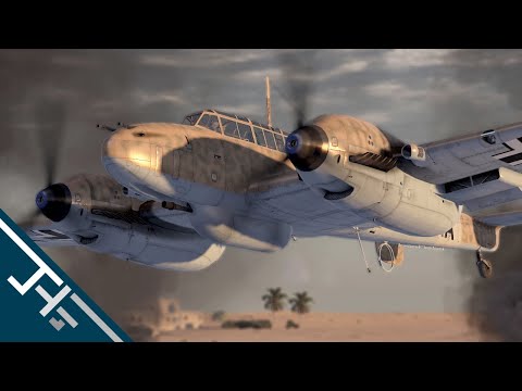 IL-2 Desert Wings: Bf 110 C-6 - Storming an advanced base