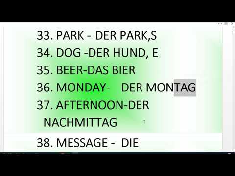 SUPER EASY GERMAN 4 - 10 WORDS A DAY - ONLY WORDS YOU'LL USE EVERYDAY - EASY WORDS IN EASY SENTENCES