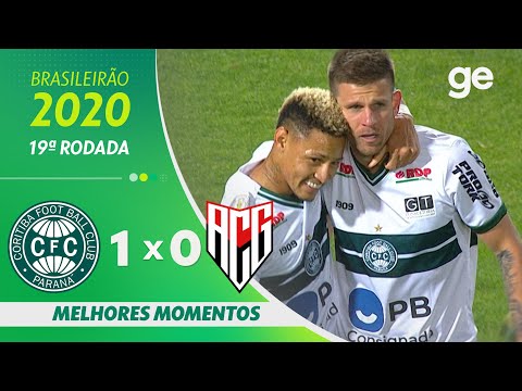 Gols e lances de Coritiba x Atlético-GO