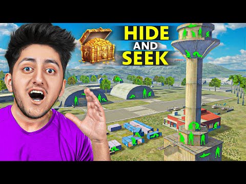 Playing Hide And Seek In Hanger 😂 Can I Find All The Chimkandis ? 'Very Difficult' - free fire