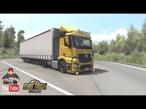 [ETS2 v1.39] Mercedes Antos + BDF & LowDeck Trailer