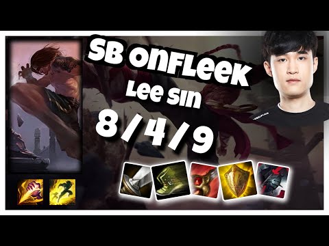 SB OnFleek Lee Sin JUNGLE (8/4/9) vs Kha'Zix Gameplay Replay - Patch 10.22
