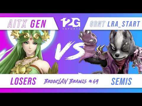 BrookLAN Brawls 69 - AITX | Gen (Palutena) v. GRNT | LRA_START (Wolf, Joker) - Losers Semis