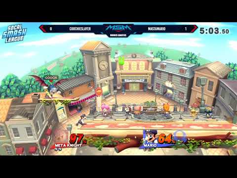 MSM 165 - Coochieslayer (Roy,MK) vs Mastamario (Mario) Winners Quarters - Smash 4