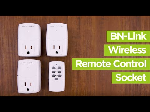 BN-LINK Mini Wireless Remote Control Outlet Switch (1 Remote + 3 Outlet) 1250W/10A