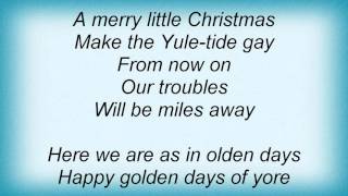 Lionel Richie - Have Yourself A Merry Little Christmas Lyrics