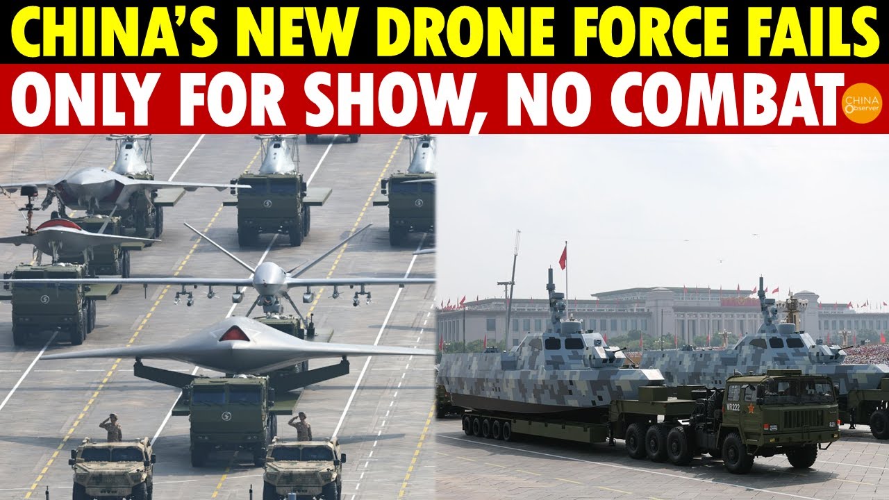 China’s Military Parade Drones Are a Joke: Invisible, Short Range, Limited Duration