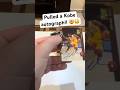 PULLED A KOBE AUTOGRAPH CARD