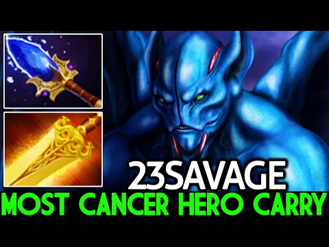 23SAVAGE [Night Stalker] Most Cancer Hero Carry with Radiance + Scepter Dota 2