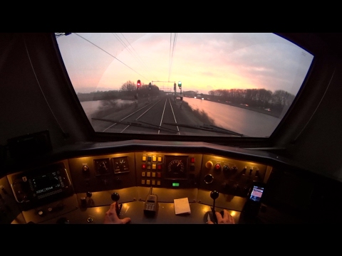 Train Driver's POV virm Den Haag  -Amsterdam 2017