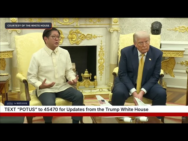Ibinababa ni Trump ang taripa sa amin sa pH sa pamamagitan ng 1 point pagkatapos ng pulong ni Marcos