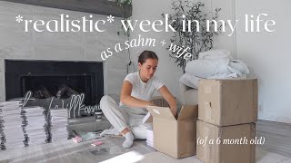 a *realistic + chatty* week in my life as a SAHM + wife!