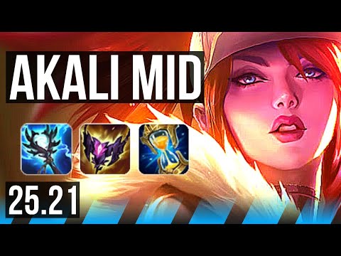 AKALI vs YONE (MID) | 15/1/4, Legendary | EUW Challenger | 25.21
