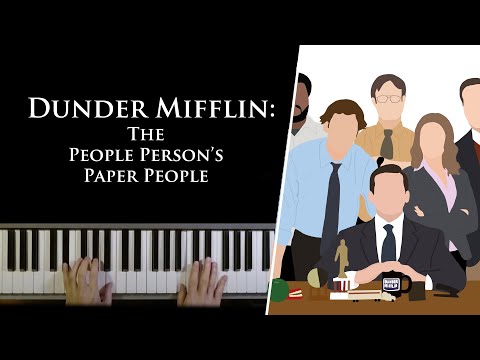 The Office | Dunder Mifflin Commercial Jingle: People Person's Paper People (Piano Cover)