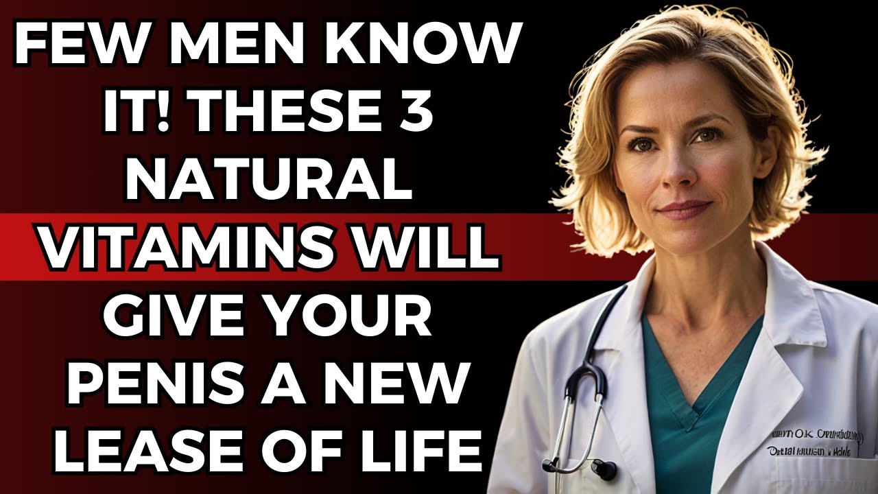 These 3 natural vitamins guarantee strong erections at 60, watch this…
