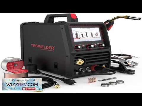 YESWELDER Firstess DP200 Dual Pulse 7 Inch LCD Screen 120 240V Dual Voltage MIG