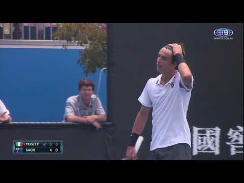 AO Highlights: Musetti v Sach Round 1/Day 7 | Wide World Of Sports