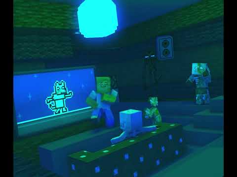 Monster School   SQUID GAME RED LIGHT GREEN LIGHT CHALLENGE   Minecraft Animation 1 #short