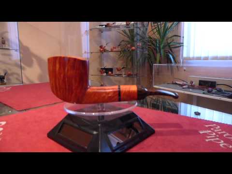 Pipa in radica half bent freehand - www.paronellipipe.it