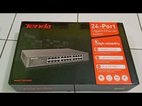 TENDA TEG1024D 24 PORT GIGA SWITCH