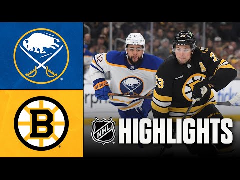 NHL Highlights | Sabres vs. Bruins | October 30, 2025