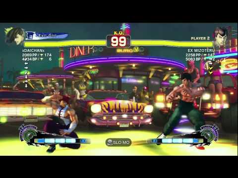 SSF4 AE   xDAICHANx(YA) vs MIZOTERU(FE)