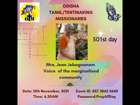 501st Day - Mrs. Jean Jebagnanam - 13th November 2021