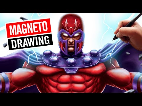 Magneto Drawing - Marvel X-Men