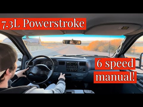 Driving a 6 speed MANUAL 7.3L POWERSTROKE!! (1999 Single cab dually)