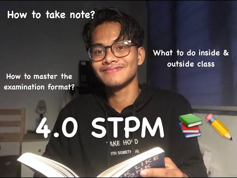 how to get 4.0 GPA in STPM | basic study tips