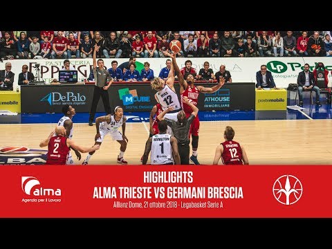 Highlights Alma Pallacanestro Trieste vs Germani Brescia