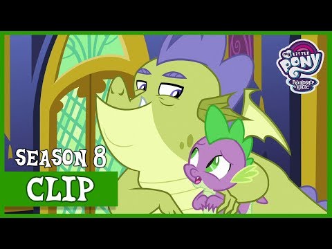 Spike's Concerns About Being A “Real Dragon” (Father Knows Beast) | MLP: FiM [HD]