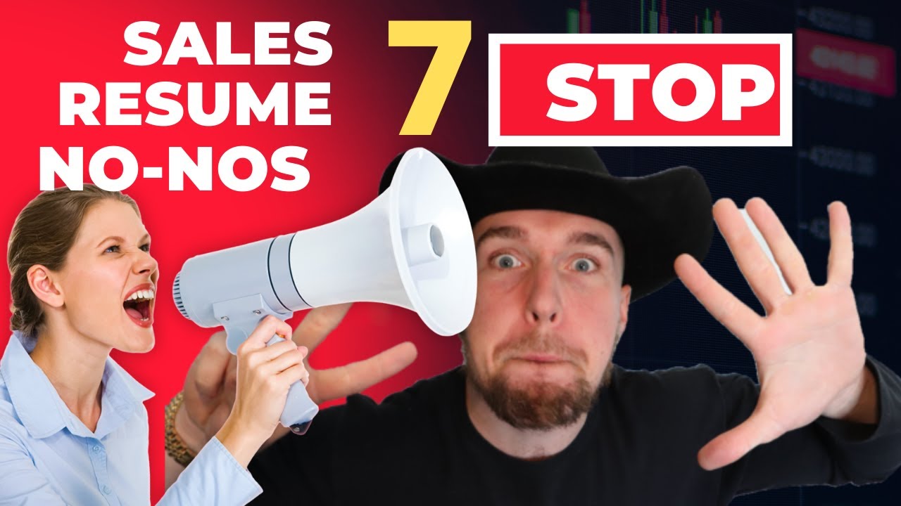 7 Sales Resume RED FLAGS (AVOID THESE!!)