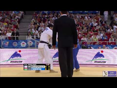 Judo 2014 Grand Prix Budapest: Moustopoulos (GRE) - Csoknyai (HUN) [-81kg] bronze