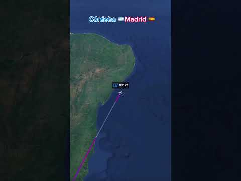 El vuelo más largo de Córdoba✈️🇪🇸 #aviación #cordoba #madrid #barajas #aireuropa #vuelosdiarios