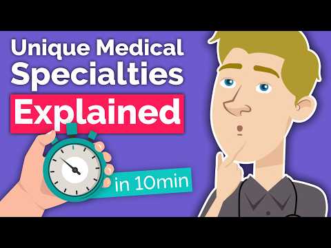 在 10 分鐘內解釋每個醫生的專長 (Every Doctor Specialty Explained in 10 Minutes)